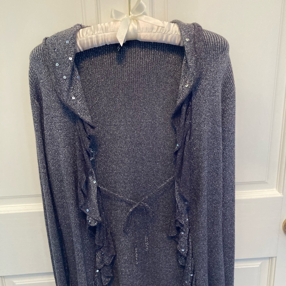 Silvery sparkly sweater